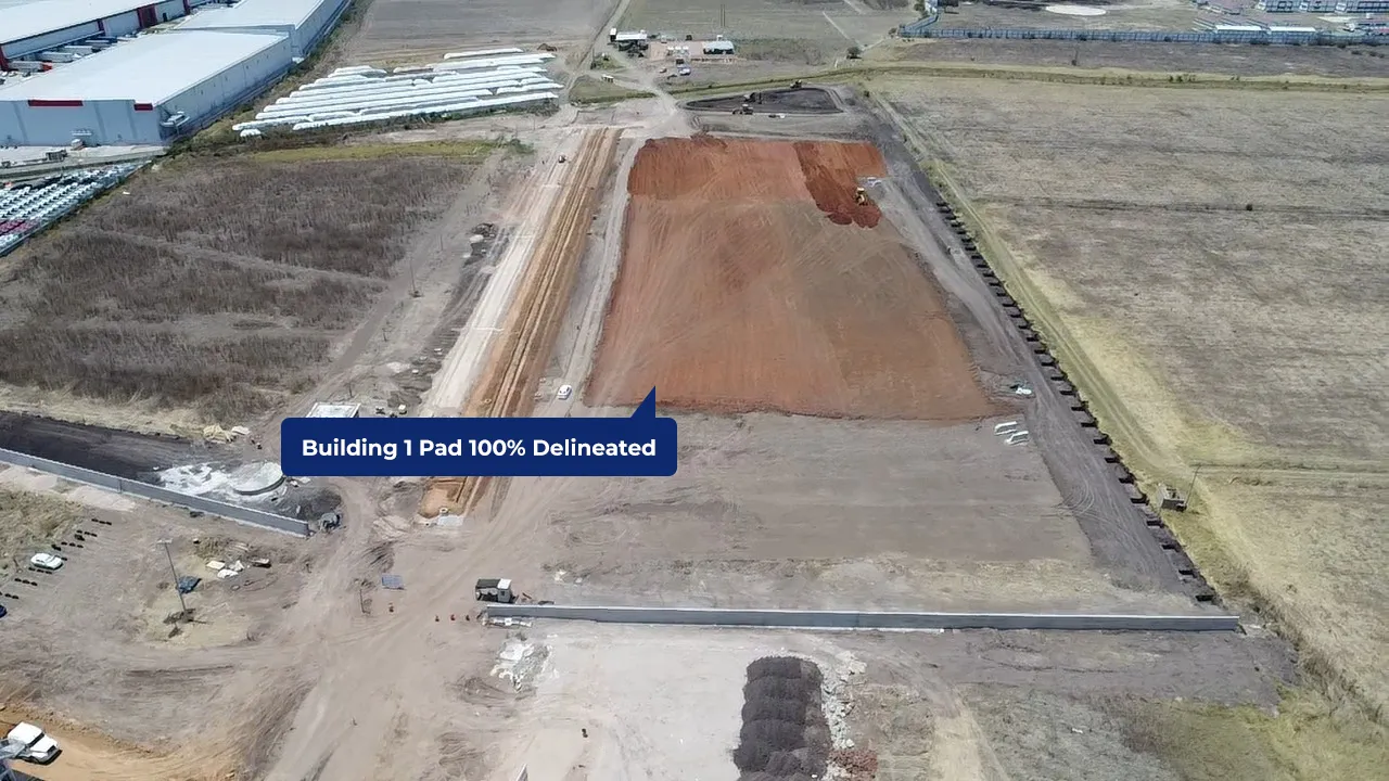 Building 1 Pad 100% Delineated
