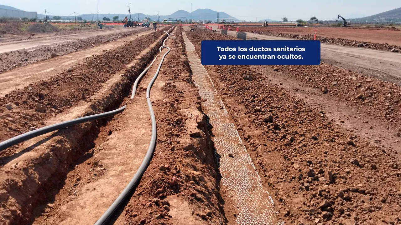 Todos los ductos sanitarios ya se encuentran ocultos